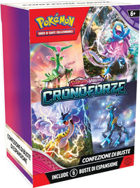 Pokémon Scarlatto e Violetto: Cronoforze Box 6 Buste (Ed. Ita)