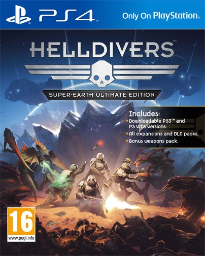 Cover Frontale Helldivers: Super-Earth Ultimate Ed. PlayStation PS4