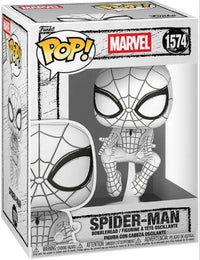 Funko Pop! Marvel Sketched: Spider-Man (1574)