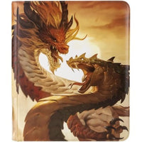 Dragon Shield Wood Snake 2025 Zipster Binder 9 Pocket ad Anelli + 20 Pagine