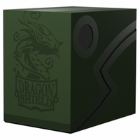 Dragon Shield Double Shell Forest Green/Black (100+)