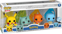 Funko Pop! Pokémon: Starters 4 Pack (Special Edition)