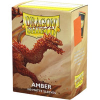 Dragon Shield 100 Matte Amber Sleeves